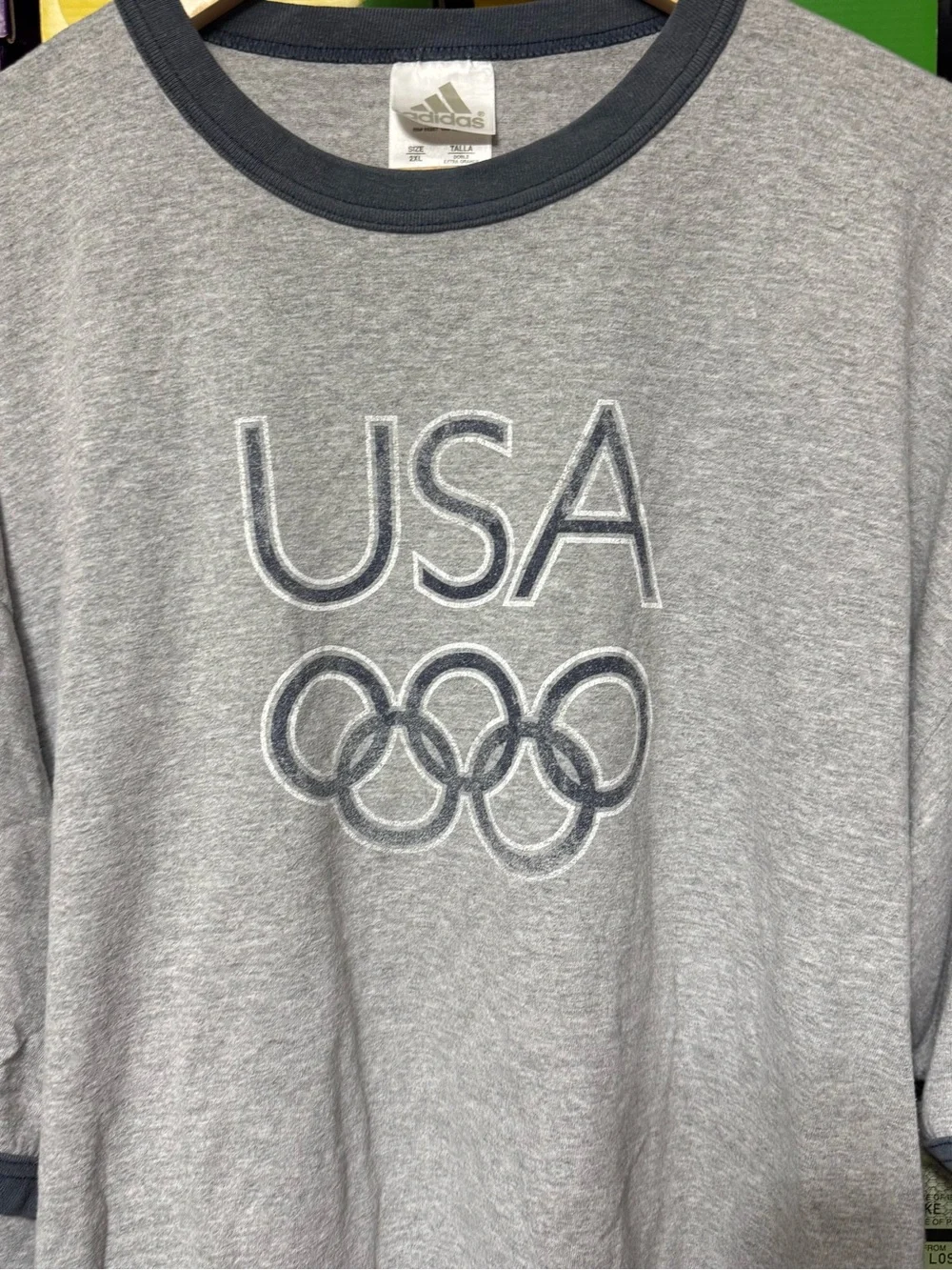 Vintage 2004 USA Olympic Adidas Shirt Men Size 2XL